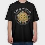 Resting Witchy Face Sun, Tricou Oversize Barbati (Unisex)