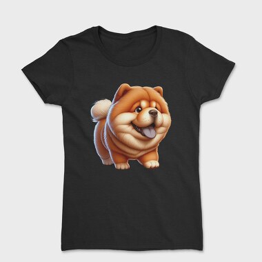 Chow Chow Funny Sublimation, Tricou Femei