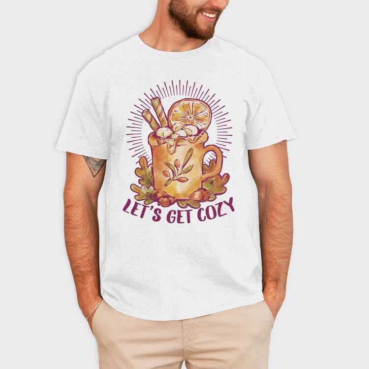 Hot Cocoa Autumn Drink, Tricou Barbati (Unisex)