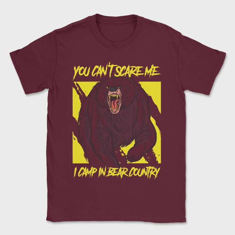 I Camp in Bear Country, Tricou Barbati (Unisex)
