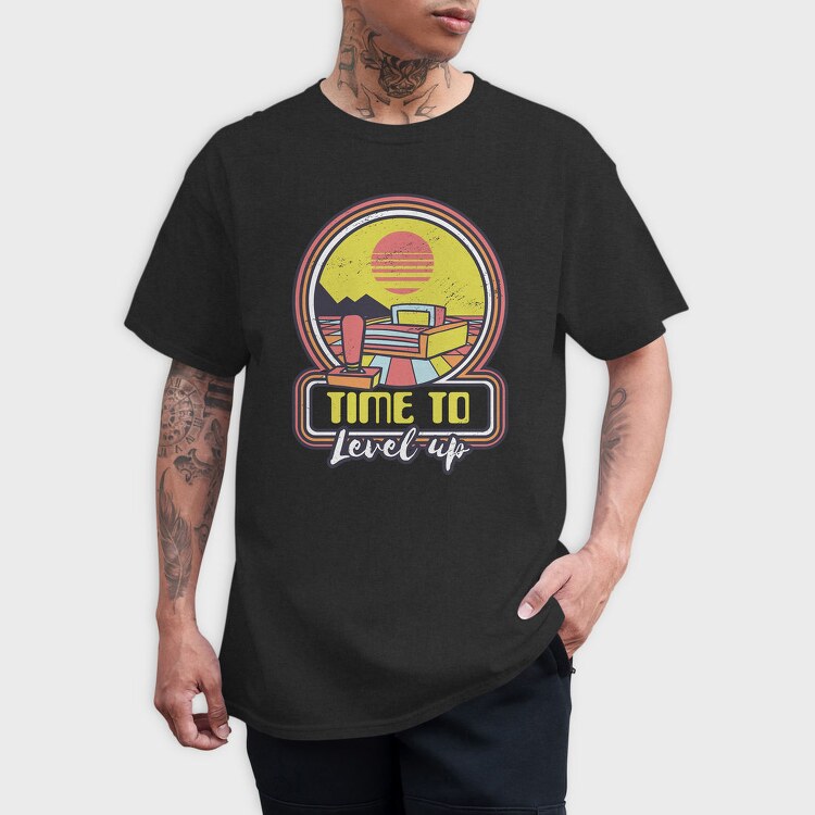 Retro Console Gaming, Tricou Barbati (Unisex)