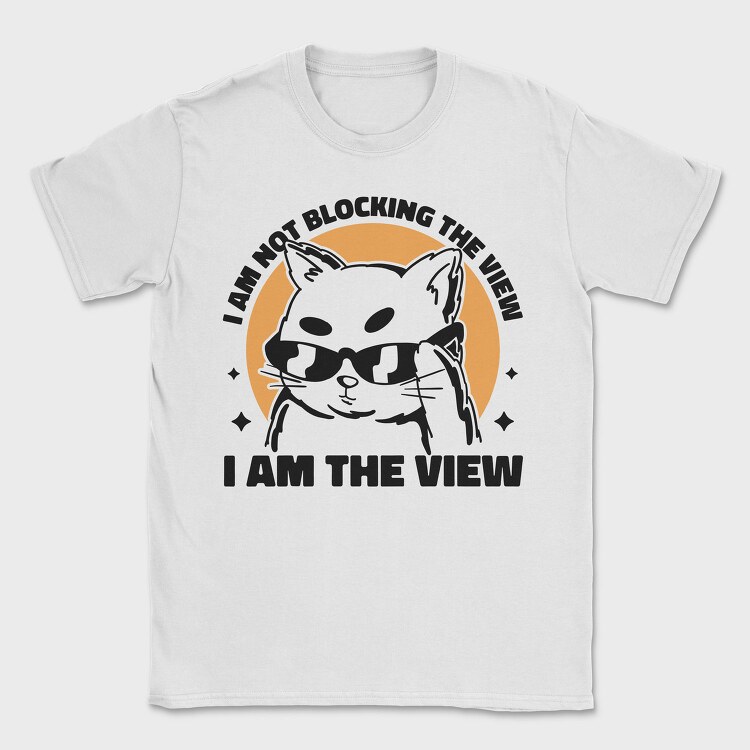 I Am the View Cat, Tricou Barbati (Unisex)