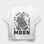 I Am One With the Moon, Tricou Oversize Barbati (Unisex)