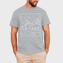 Geometric Rectangle Landscape, Tricou Barbati (Unisex)