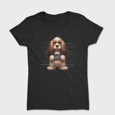 Cocker Spaniel Mugshot, Tricou Femei