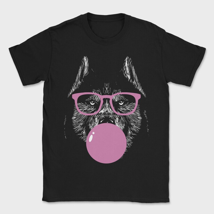 Husky Sungalsses Bubblegum Monochrome, Tricou Barbati (Unisex)