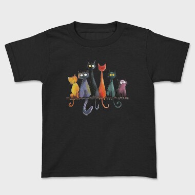 Colorful Feline Fusion, Tricou Copii