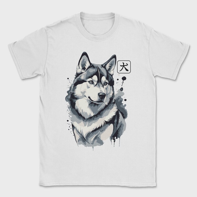 Husky Poster, Tricou Barbati (Unisex)