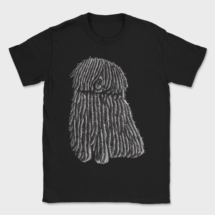Hungarian Puli Dog, Tricou Barbati (Unisex)