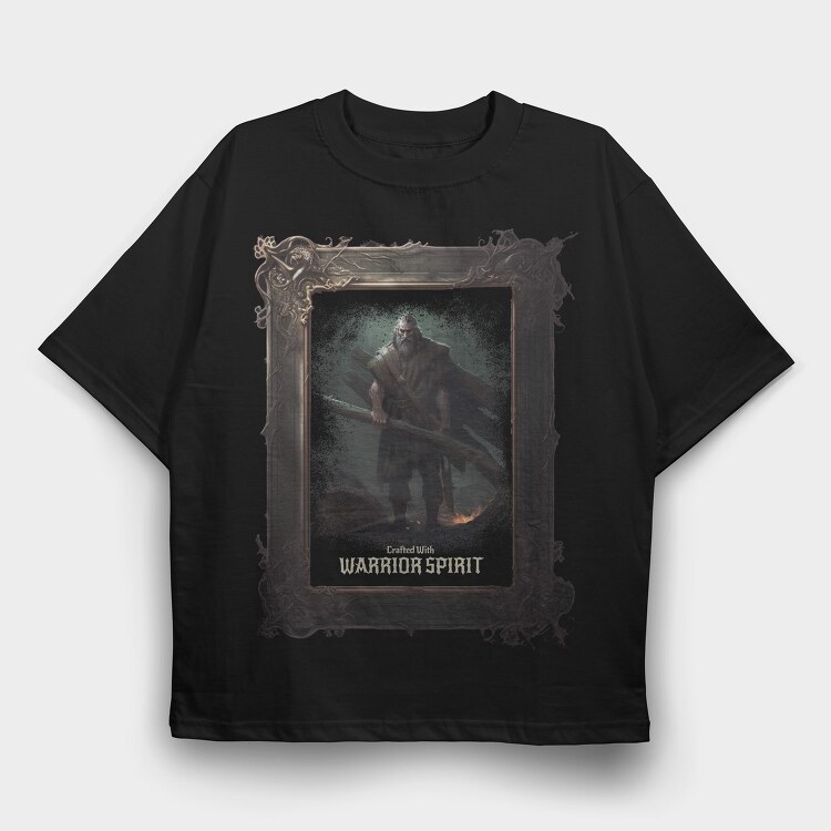 Human Worker Dark Concept, Tricou Oversize Barbati (Unisex)