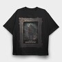 Human Worker Dark Concept, Tricou Oversize Barbati (Unisex)