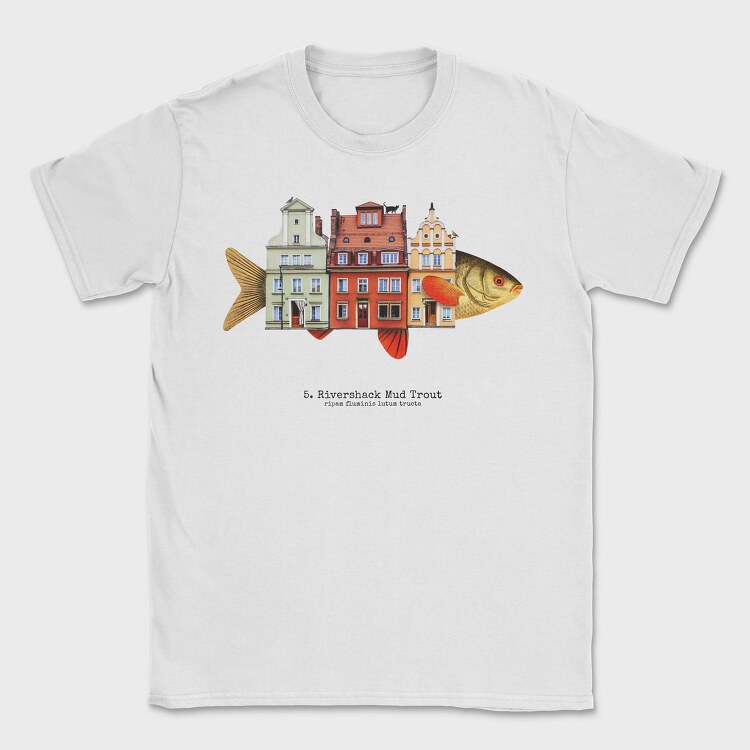 House Animal Fish, Tricou Barbati (Unisex)