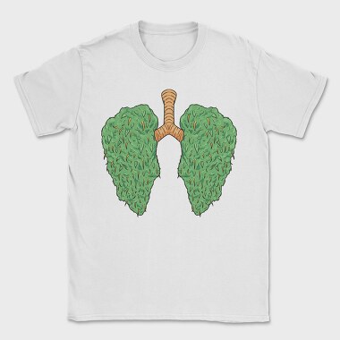 Cannabis Lungs, Tricou Barbati (Unisex)
