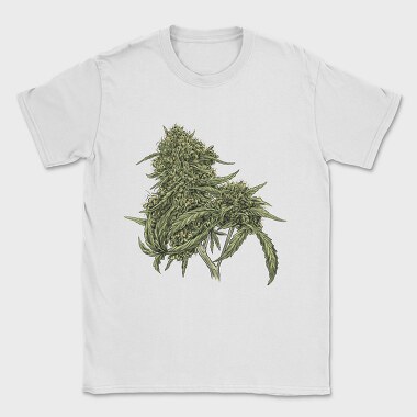 Cannabis Pud Plant Weed, Tricou Barbati (Unisex)