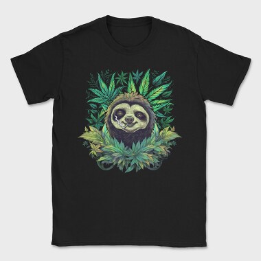 Cannabis Sloth, Tricou Barbati (Unisex)
