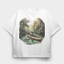 Canoe River, Tricou Oversize Barbati (Unisex)