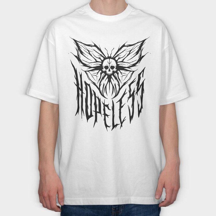 Hopeless Butterfly, Tricou Oversize Barbati (Unisex)