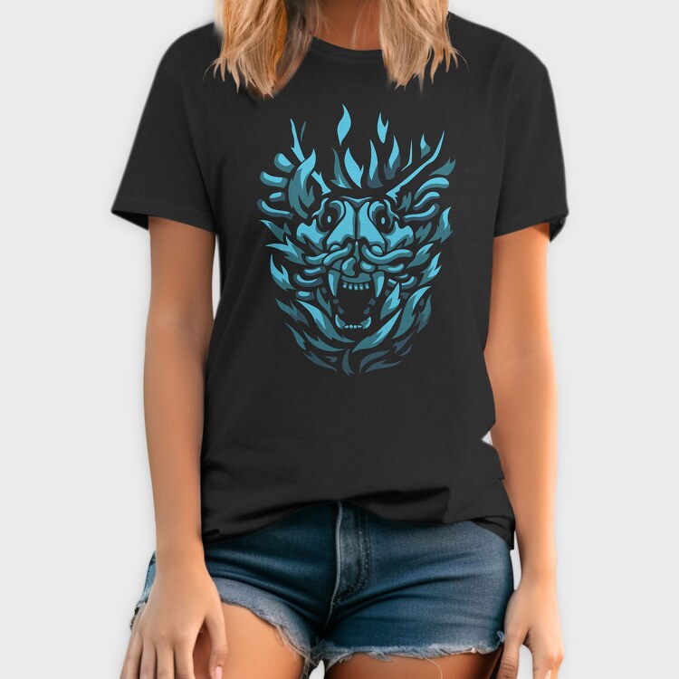 Dark Creature Demon Animal Head Darkness, Tricou Barbati (Unisex)