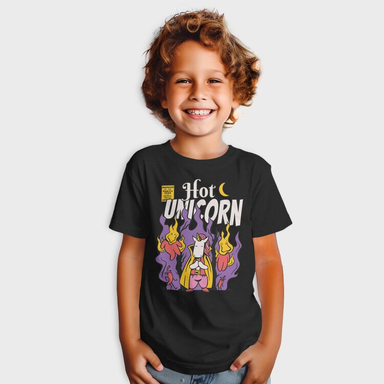 Hot Unicorn Cartoon, Tricou Copii