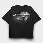 Classic Cadillac Sketch I M Classic, Tricou Oversize Barbati (Unisex)