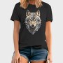 Geometric Wolf Head, Tricou Barbati (Unisex)