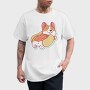 Hotdog Corgi, Tricou Barbati (Unisex)