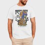 Retro Ghost Halloween Creepy Crew, Tricou Barbati (Unisex)