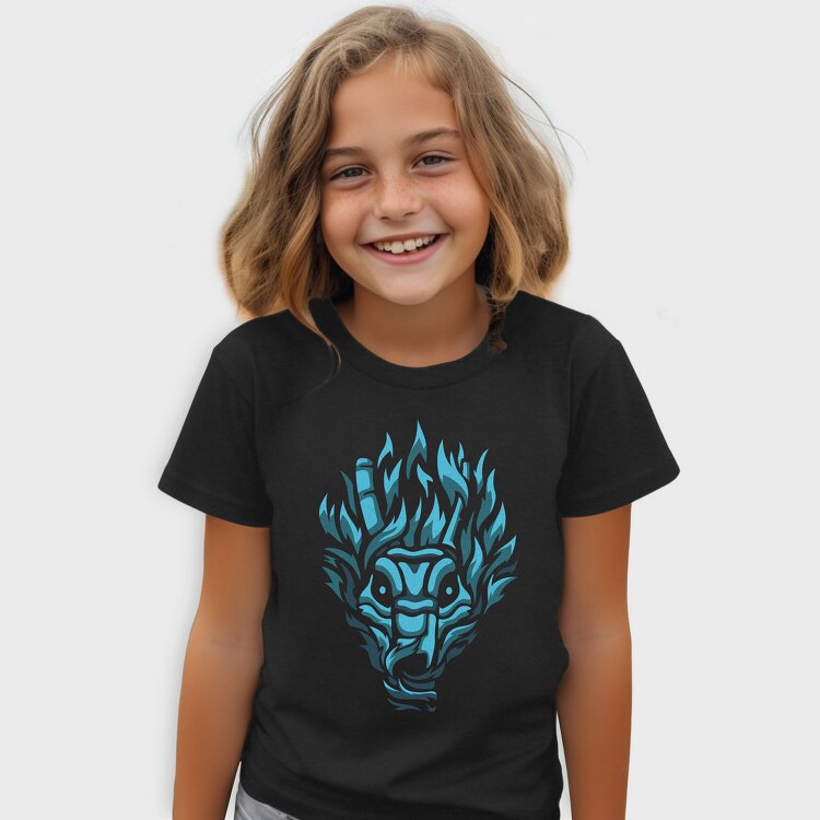 Dark Creature Demon Face Darkness, Tricou Copii