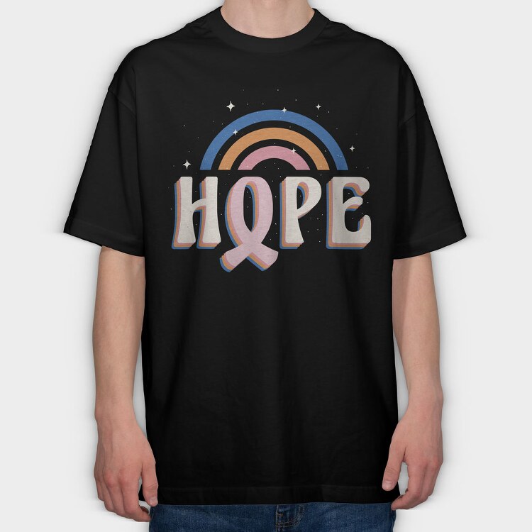 Hope, Tricou Oversize Barbati (Unisex)