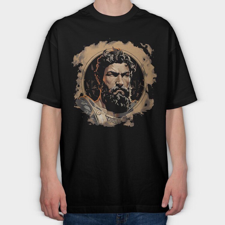 Historic General, Tricou Oversize Barbati (Unisex)