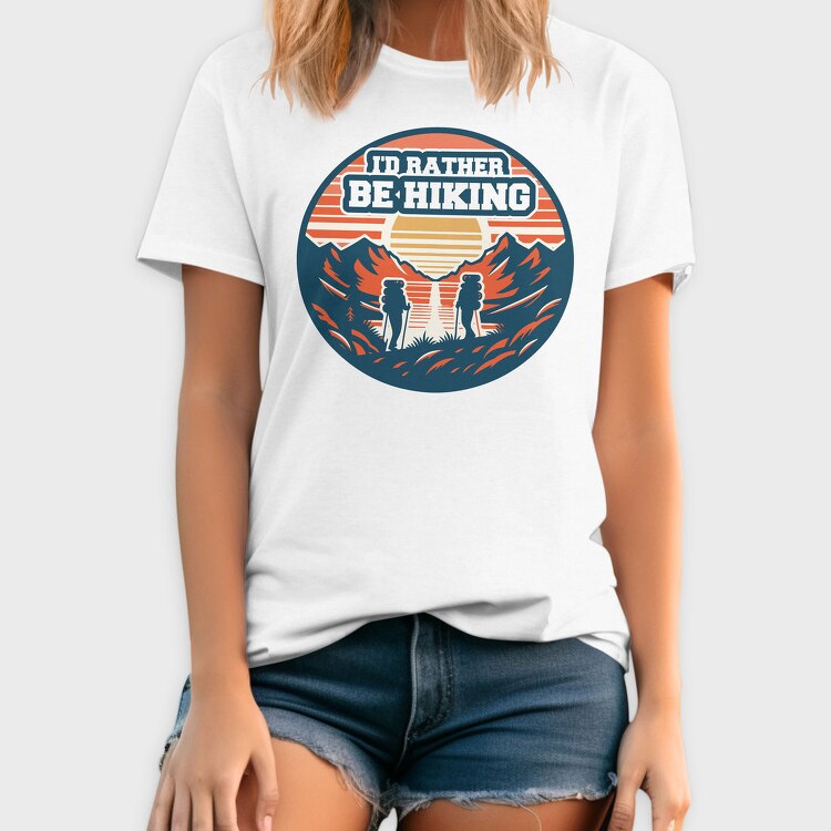 Retro Hiking Be Hiking Adventure, Tricou Barbati (Unisex)