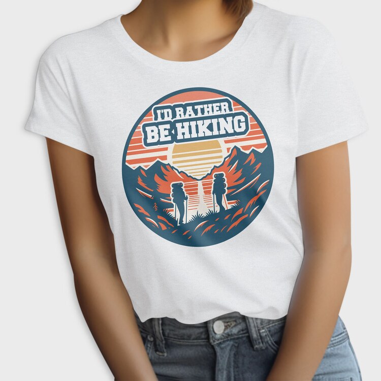 Retro Hiking Be Hiking Adventure, Tricou Femei