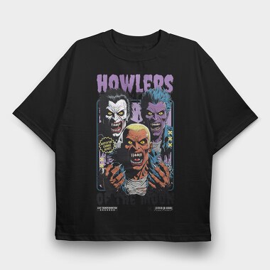 Howlers Of The Moon, Tricou Oversize Barbati (Unisex)