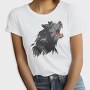 Howling Werewolf Cartoon, Tricou Femei