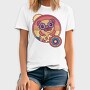 Retro Hippie Dog, Tricou Barbati (Unisex)