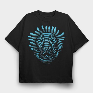 Dark Creature Demon Mask Darkness, Tricou Oversize Barbati (Unisex)