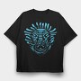 Dark Creature Demon Mask Darkness, Tricou Oversize Barbati (Unisex)