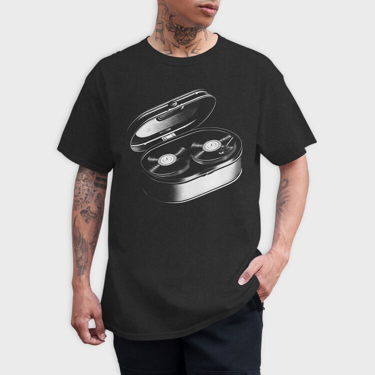 Musical Sardine Tin, Tricou Barbati (Unisex)