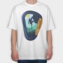 Carabiner Climbing Mountain, Tricou Oversize Barbati (Unisex)