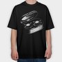 Musical Sardine Tin, Tricou Oversize Barbati (Unisex)