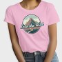 Retro Minimalist Vintage Landscape, Tricou Femei