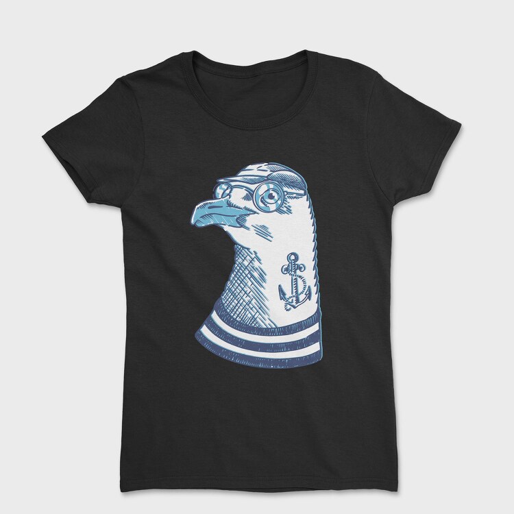 Hipster Seagull, Tricou Femei