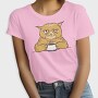 Angry Coffee Cat Grumpy, Tricou Femei