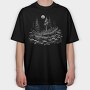 Dark Enchanted Mystical Forest, Tricou Oversize Barbati (Unisex)