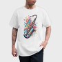 Jazz Saxophone Melody, Tricou Barbati (Unisex)
