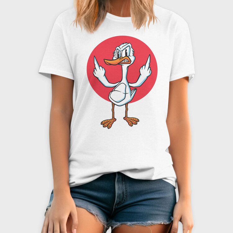 Angry Duck Fuck You, Tricou Barbati (Unisex)