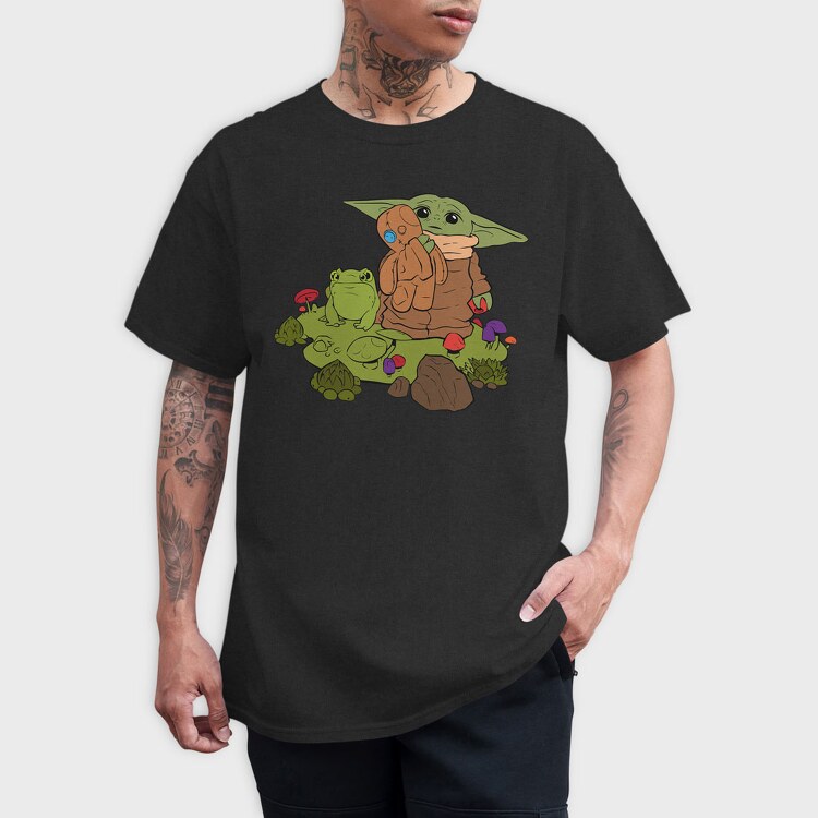 Baby Yoda 16, Tricou Barbati (Unisex)
