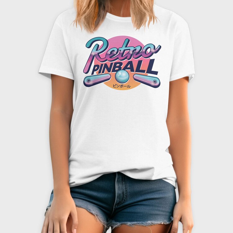 Retro Pinball, Tricou Barbati (Unisex)