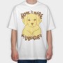 Home Is Where My Labrador Is, Tricou Oversize Barbati (Unisex)
