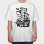Cartoon Death Scythe, Tricou Oversize Barbati (Unisex)